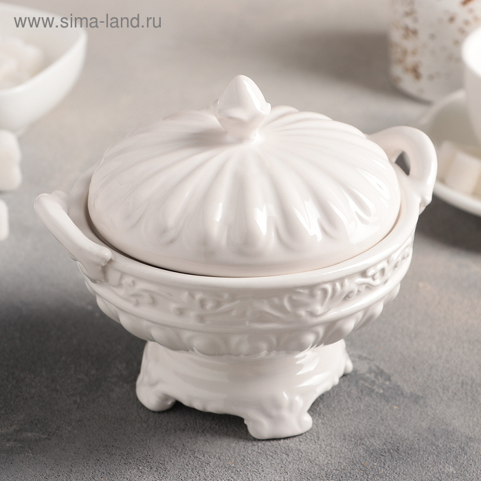 

Конфетница «Винтаж», 13x9,5x12 см, Белый, Посуда «Винтаж»
