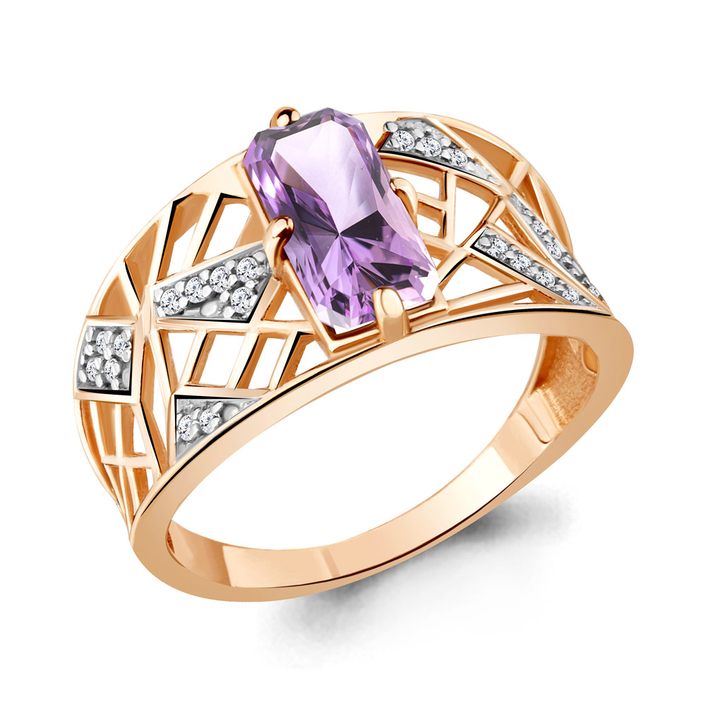 

Кольцо из серебра р. , AQUAMARINE 6579804А_925_з, 6579804А_925_з