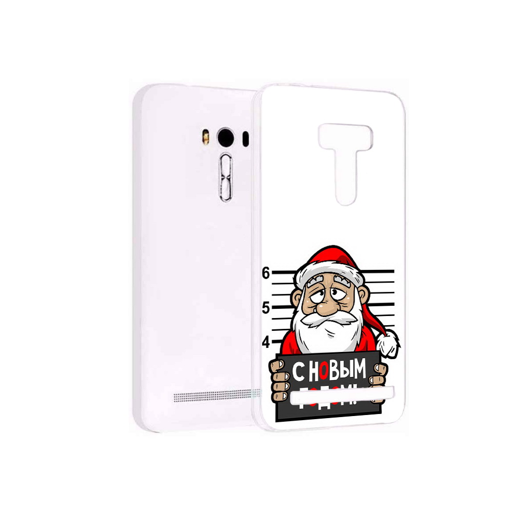 

Чехол MyPads Tocco для Asus ZenFone Selfie (ZD551KL) ДМ с новым годом заключенный, Прозрачный, Tocco
