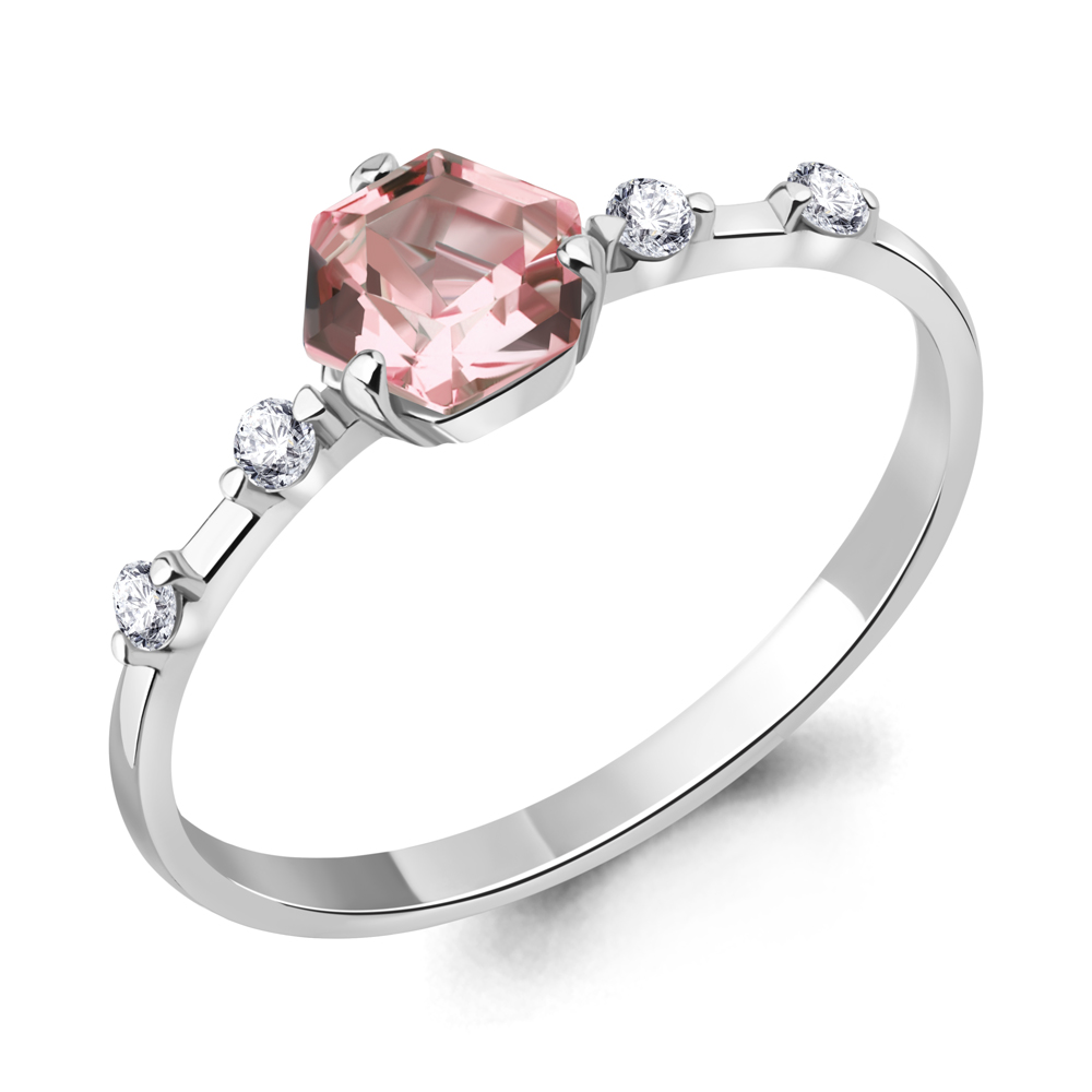 

Кольцо из серебра р.  AQUAMARINE 6779190А_925_р, 6779190А_925_р