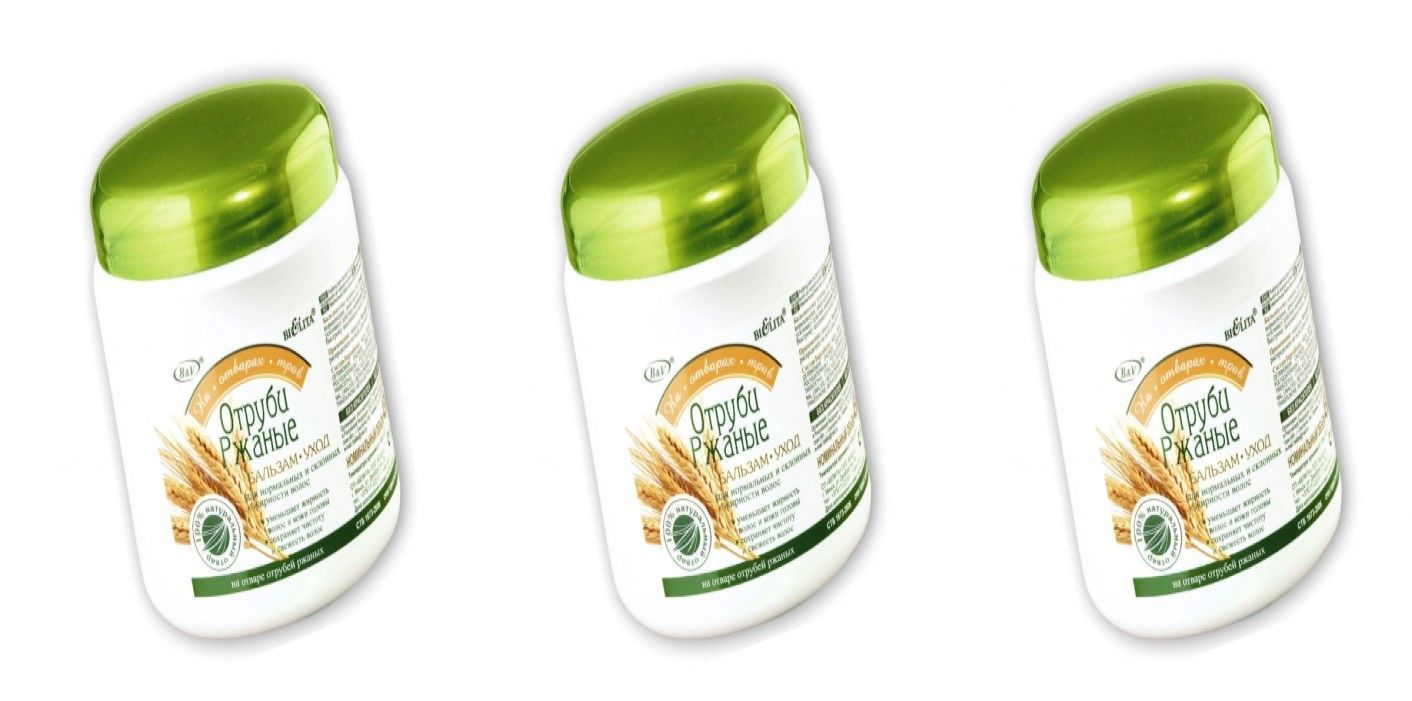 

Бальзам-уход Белита Ржаные отруби 450 мл, 3 шт