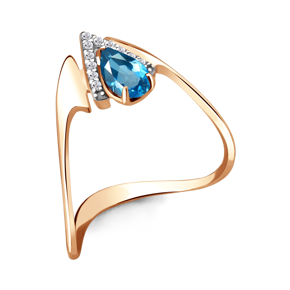 

Кольцо из серебра р. 16,5 AQUAMARINE 6559605А_925_з, 6559605А_925_з