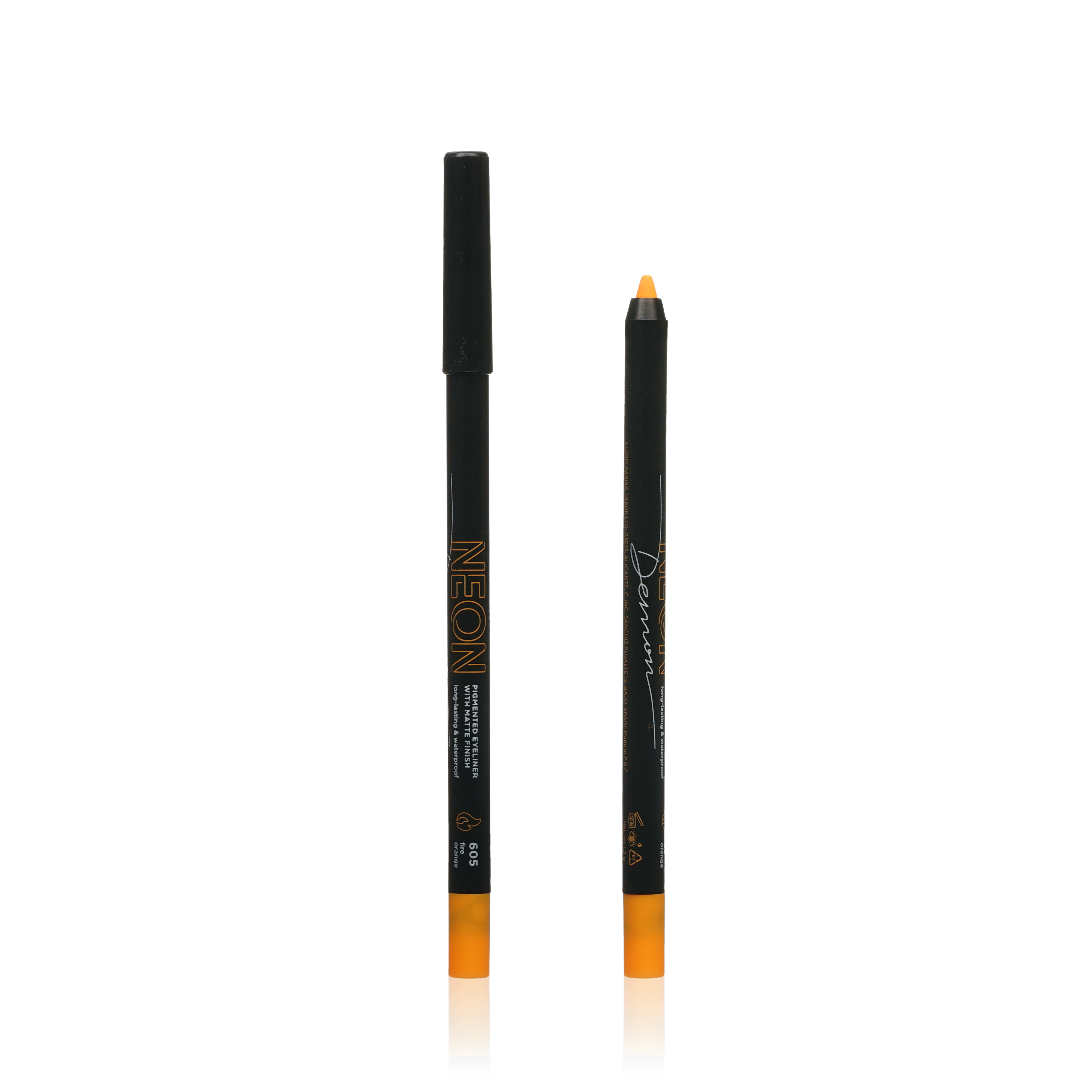 Карандаш для глаз Parisa Cosmetics Neon тон 605 Fire Orange 1,2 г parisa cosmetics brows карандаш для бровей