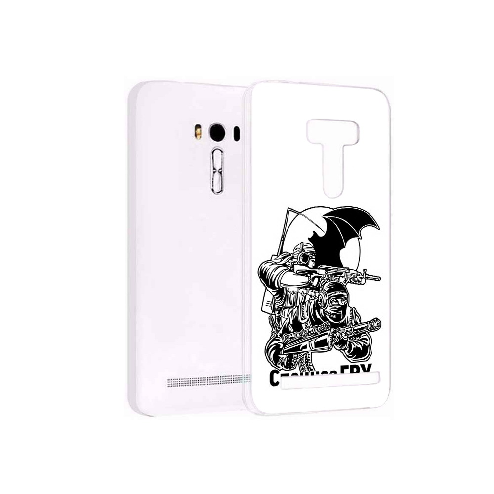 Чехол MyPads Tocco для Asus ZenFone Selfie (ZD551KL) спецназ гру