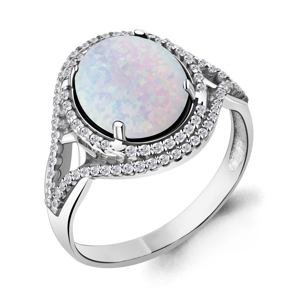 

Кольцо из серебра р. , AQUAMARINE 6549098А_925_р, 6549098А_925_р