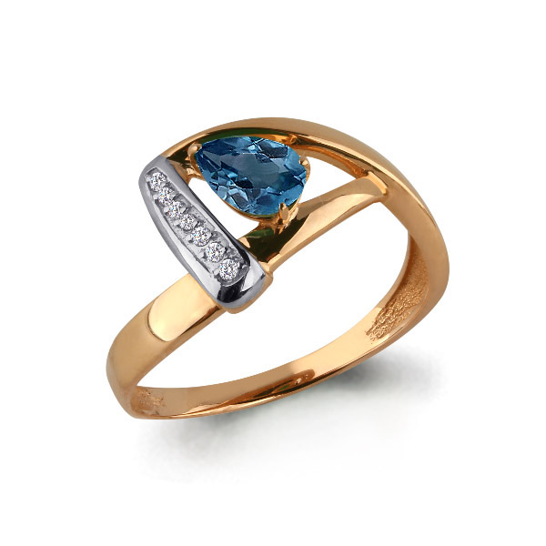 

Кольцо из золота р.  AQUAMARINE 6561608_585_кз, 6561608_585_кз