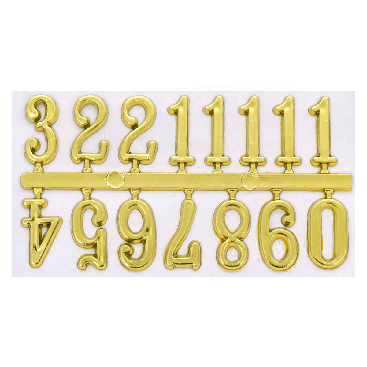 Цифры арабские для часов Astra&Craft, 5AS-073, 1,5 см (золото)