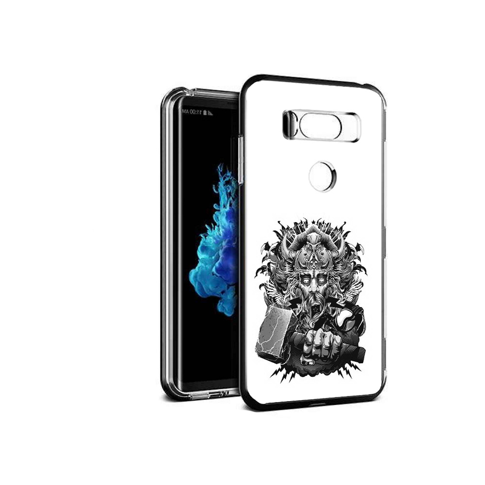 

Чехол MyPads Tocco для LG V30S злой тор, Прозрачный, Tocco