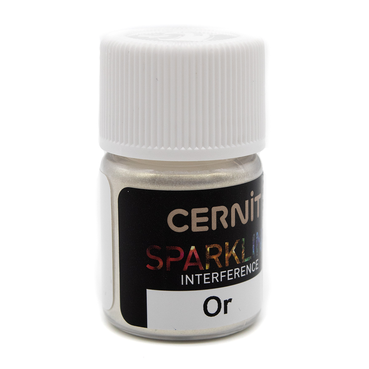 CE6110005 Мика-порошок (слюда) Cernit Interference SPARKLING POWDER золото, 5 г 50g sparkling pearl white type 183 mica powder acrylic paint dye colorant in craft art soap car pai