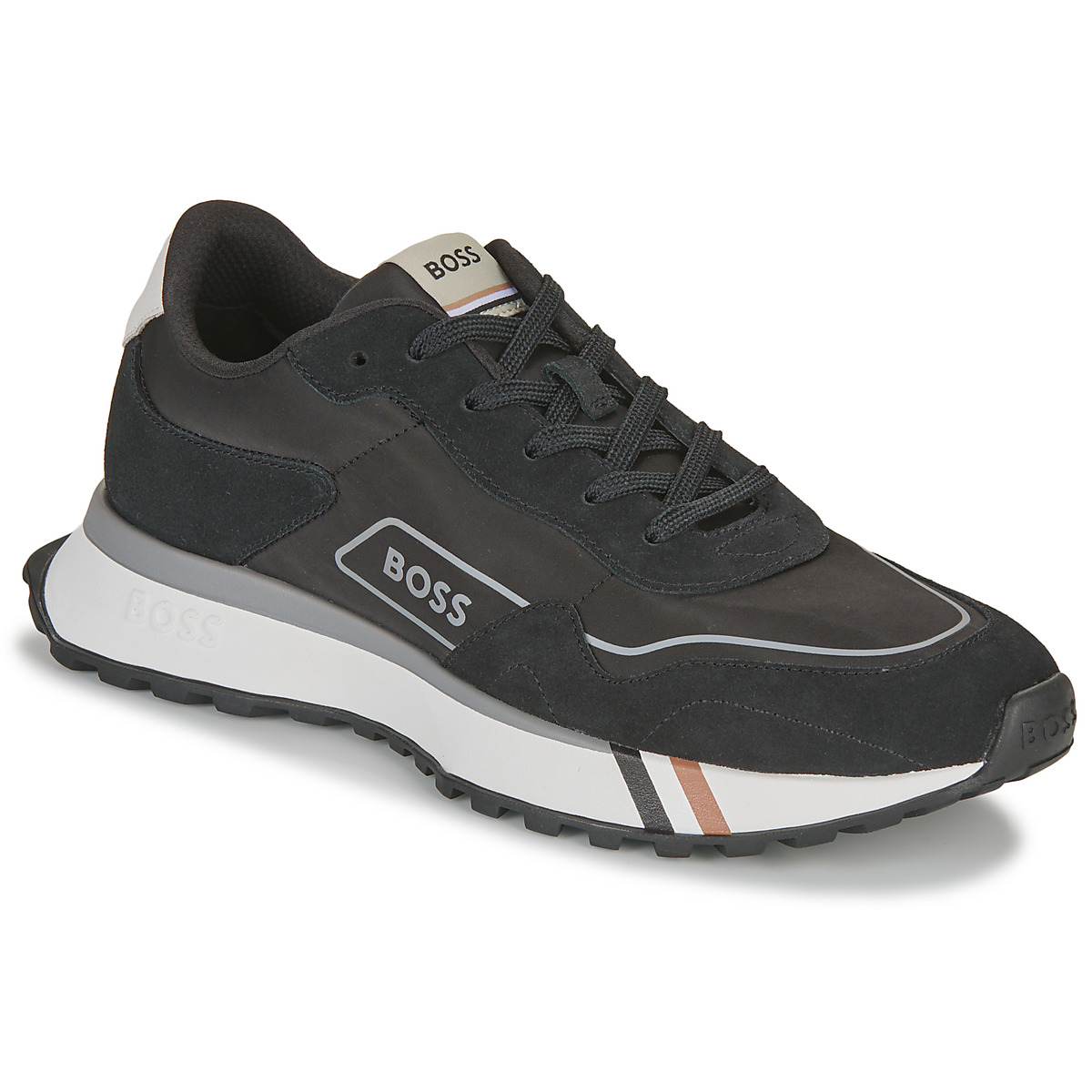 

Кроссовки мужские BOSS 24897623 черные 40 EU, Черный, 24897623