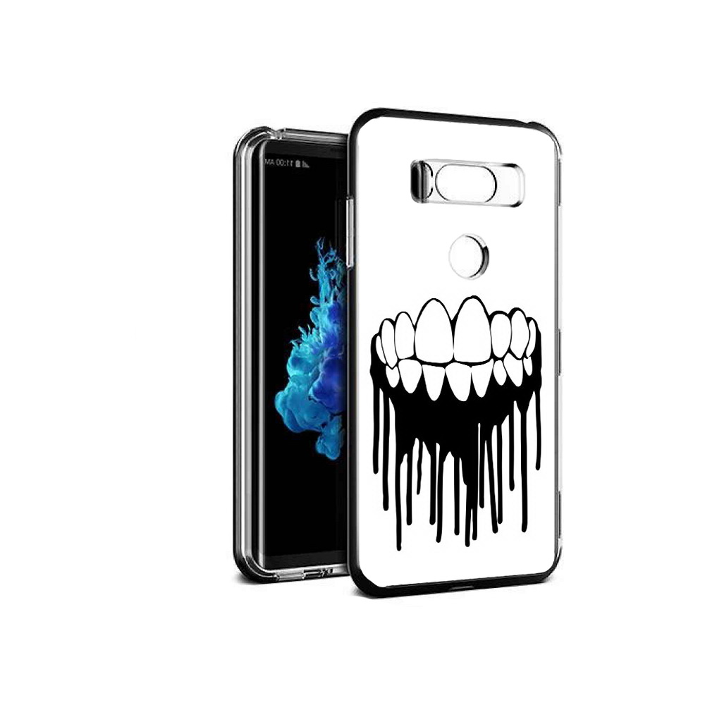 

Чехол MyPads Tocco для LG V30S зубы, Прозрачный, Tocco