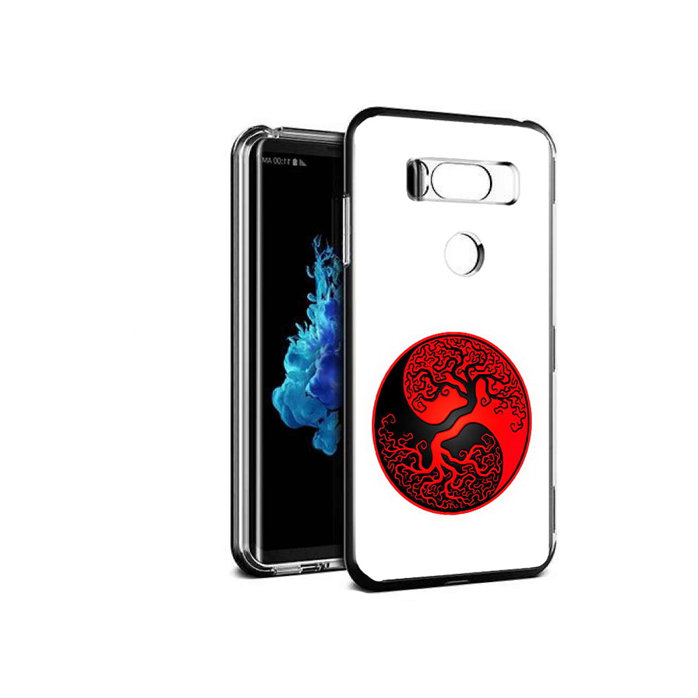 

Чехол MyPads Tocco для LG V30S инь янь дерево, Прозрачный, Tocco