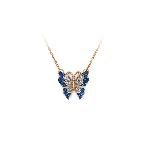 

Колье из красного золота 45 см PLATINA jewelry 07-0166-00-404-1110-24, фианит, 07-0166-00-404-1110-24