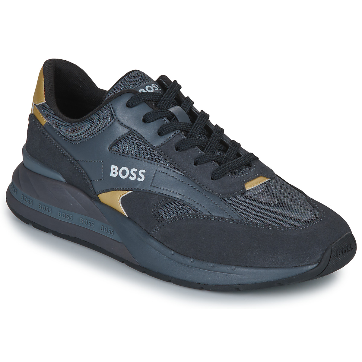 

Кроссовки мужские BOSS 24897626 синие 41 EU, Синий, 24897626