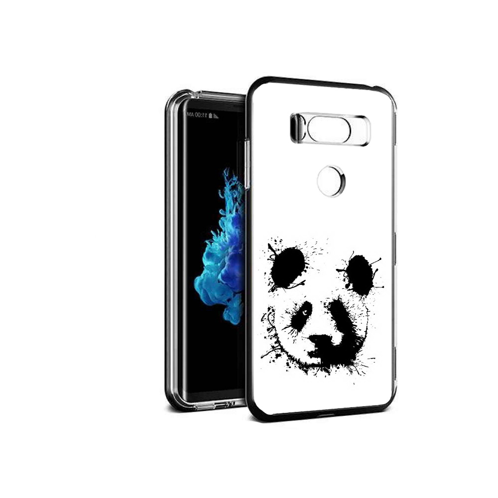 

Чехол MyPads Tocco для LG V30S клякса-панда, Прозрачный, Tocco