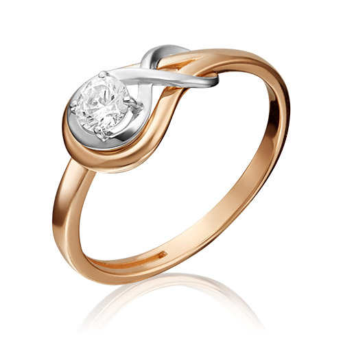 

Кольцо из золота с бриллиантом р. 18 PLATINA jewelry 01-5343-00-101-1111-30, 01-5343-00-101-1111-30