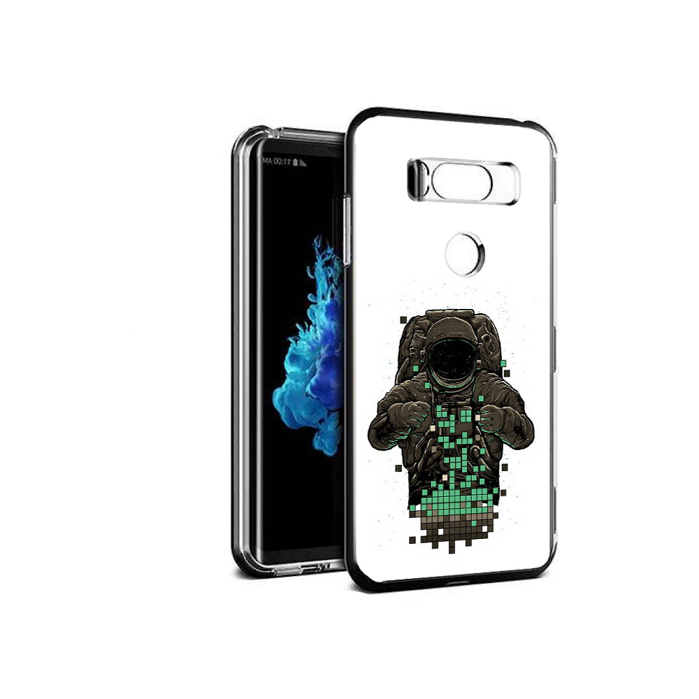 

Чехол MyPads Tocco для LG V30S космонавт с пикселями, Прозрачный, Tocco