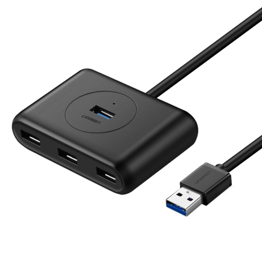 фото Хаб ugreen cr113 (20290) usb 3.0 hub. длина 0,5 м, черный