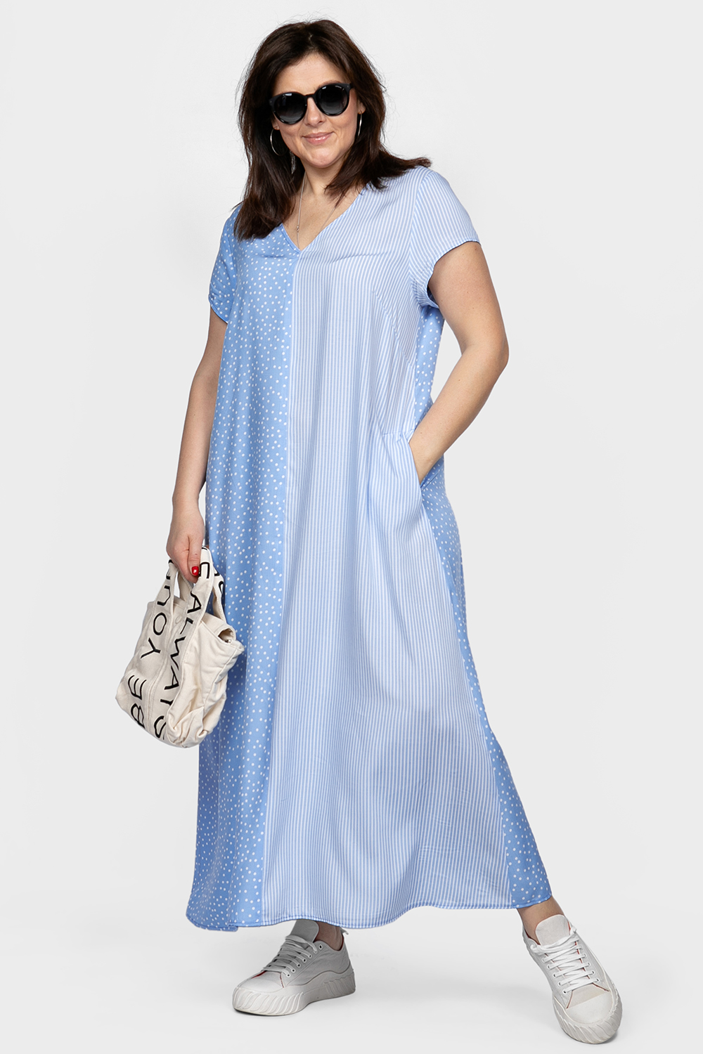 Платье женское SVESTA R1107BleCi голубое 60 RU