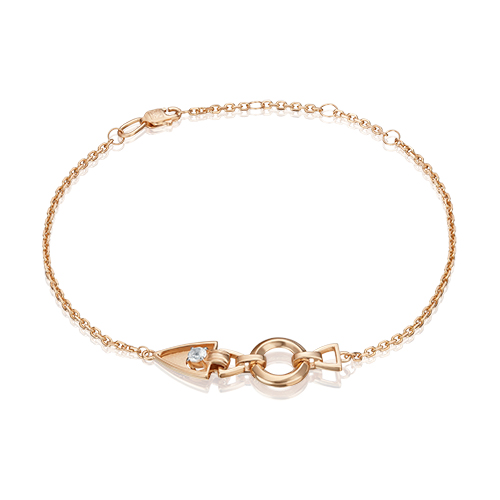 

Браслет из золота р.  PLATINA jewelry 05-0702-00-201-1110, топаз, 05-0702-00-201-1110