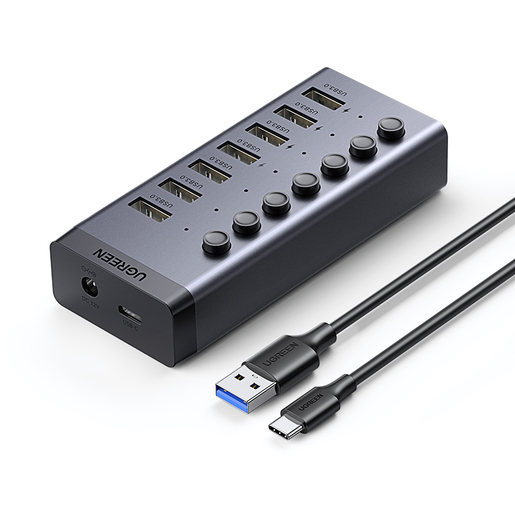 

Хаб UGREEN CM481 (30778) 7-Port USB 3.0 Hub USB-B to USB 3.0 Male Cable, черный, Хаб UGREEN CM481 (30778) 7-Port USB 3.0 Hub USB-B to USB 3.0 Male Cable. Цвет: черный