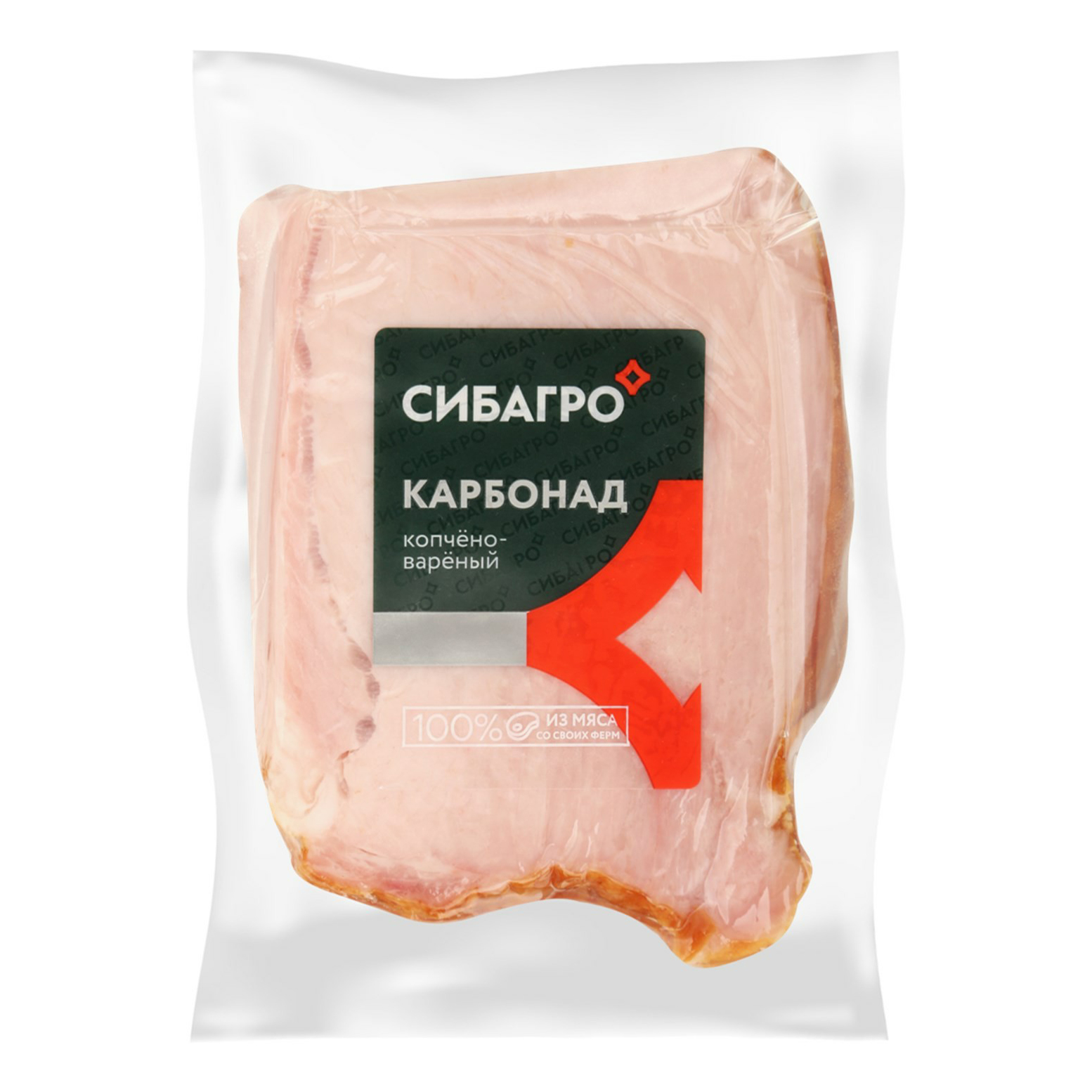 

Карбонад копчено-вареный Сибагро 350 г