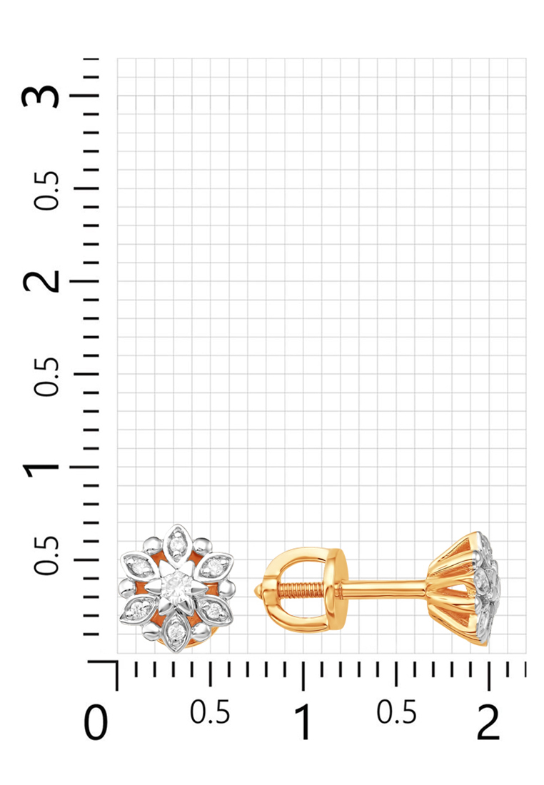 

Серьги из красного золота Kari Jewelry С13117657, бриллиант, С13117657