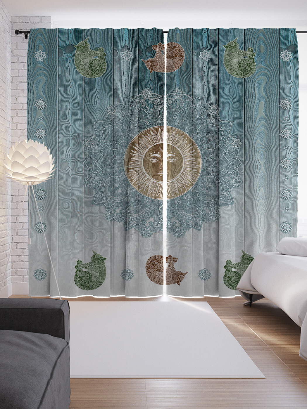 

Шторы с фотопечатью JoyArty «Солнечный обряд» из сатена, 290х265 см, Шторы с фотопечатью «Солнечный обряд» из сатена, 290х265 см