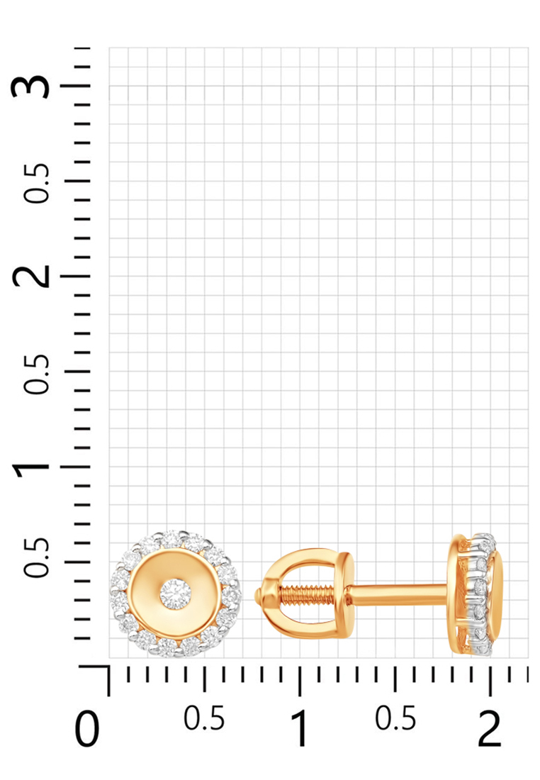 

Серьги из красного золота Kari Jewelry С13116925, бриллиант, С13116925