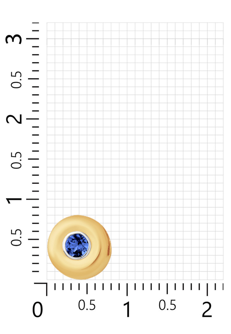 

Бегунок из красного золота Kari Jewelry П13312767, сапфир, П13312767