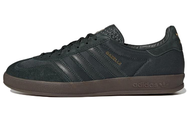

Кеды унисекс Adidas Gazelle Indoor черные 45 EU, Черный, Gazelle Indoor