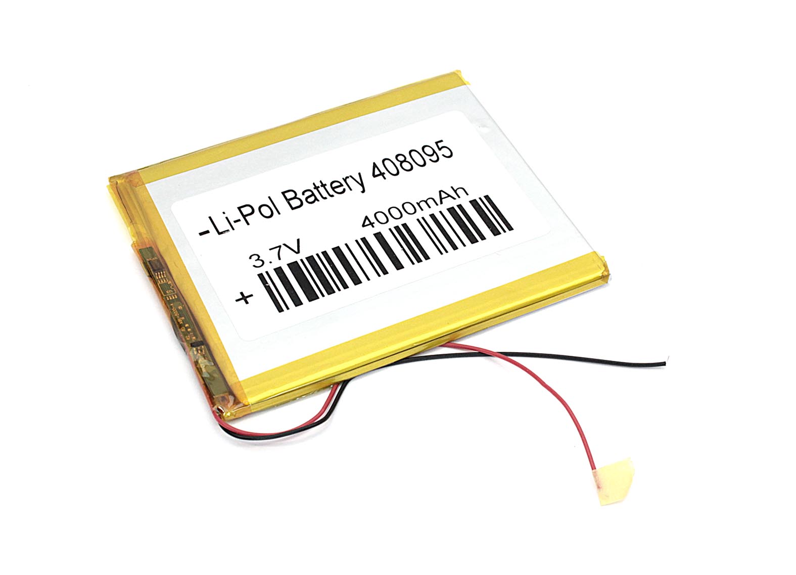 

Аккумуляторная батарея OEM Li-Pol 4*80*95мм 2pin 3.7V/3900mAh