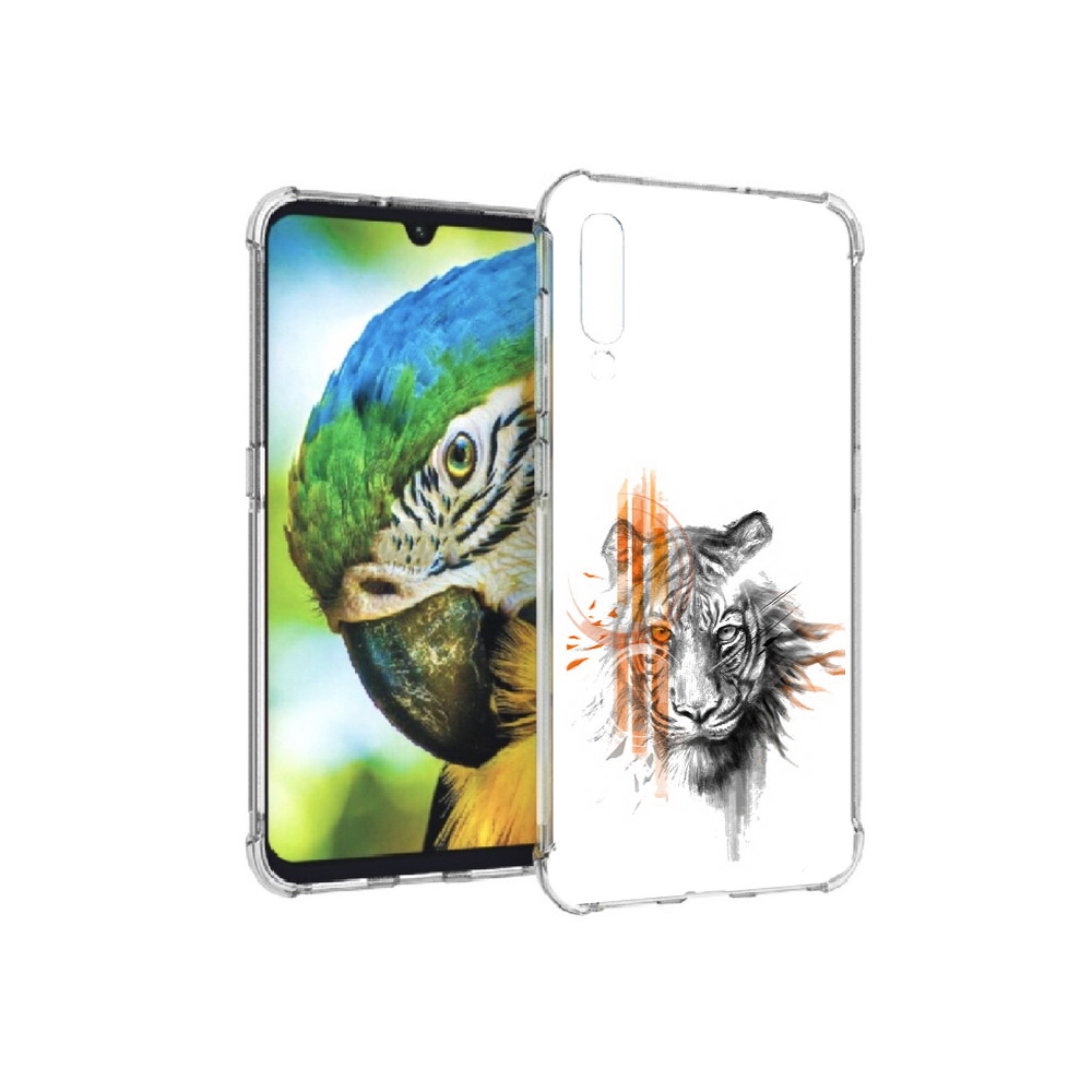 

Чехол MyPads Tocco для Xiaomi Mi 9 огненный тигр (PT126035.255.526), Прозрачный, Tocco