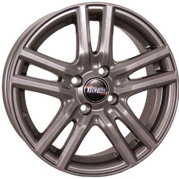 

Колесный диск Tech Line 529 6x15/4x100 ЕТ40 D60,1 GR T529-615-601-4x100-40GR, Серый;серебристый