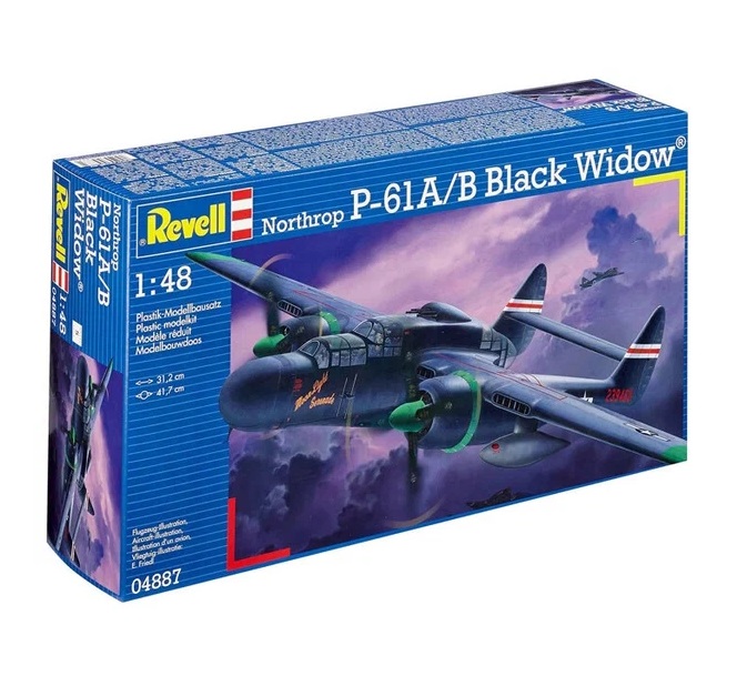 

04887N Самолет Истребитель P-61B Black Widow