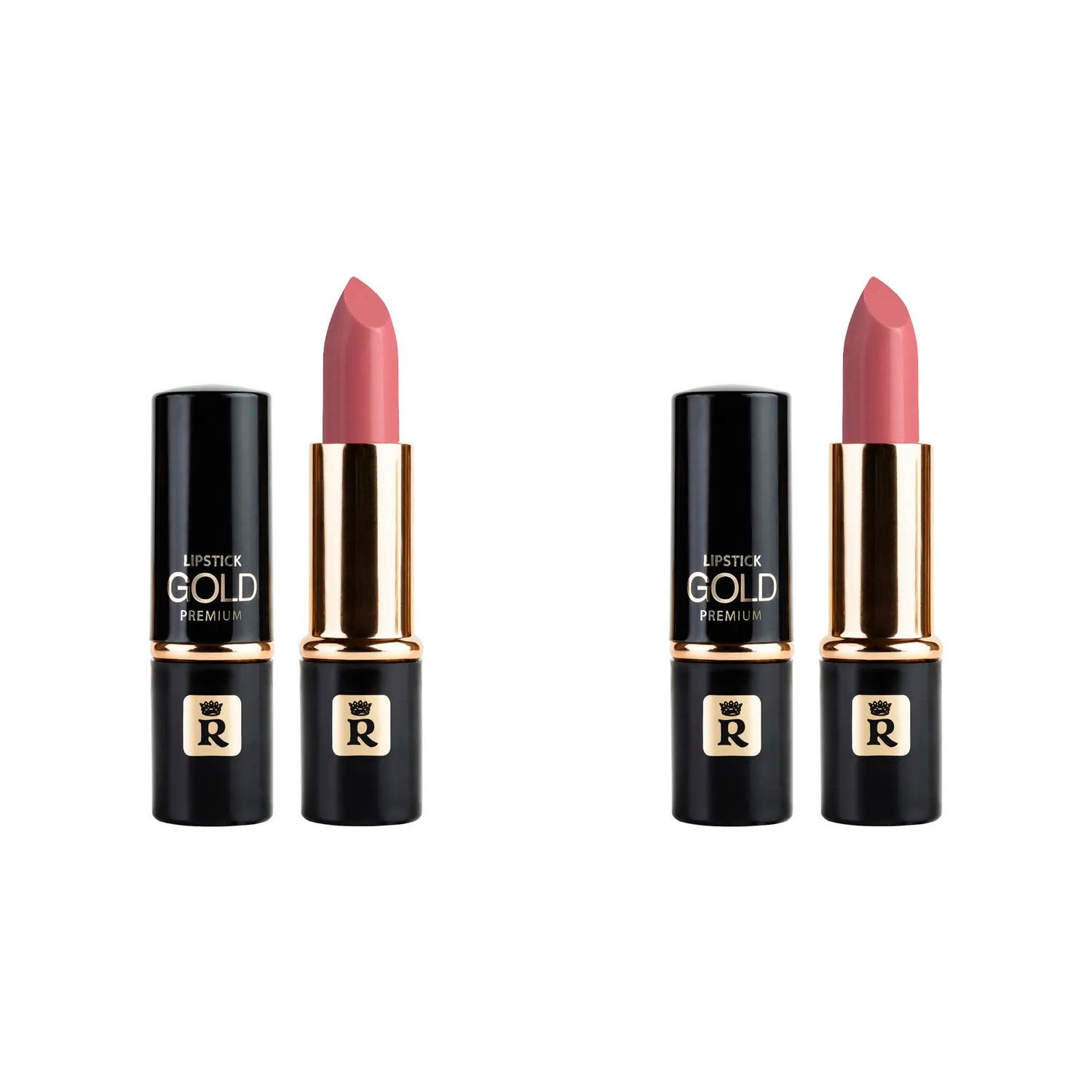 

Помада губная Relouis Premium Gold тон 356, 2 шт., Розовый, Premium Gold 356