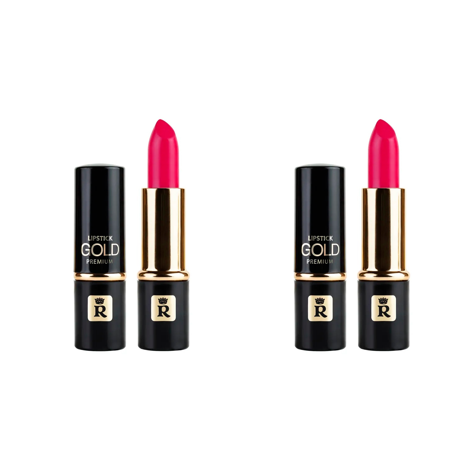 

Помада губная Relouis Premium Gold тон 301, 2 шт., Розовый, Premium Gold 301
