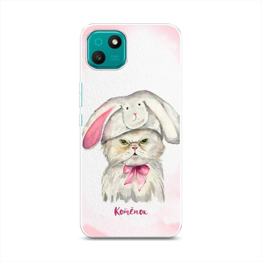 

Чехол на Wiko T10 "Мой котёнок", Розовый;серый, 3400250-1