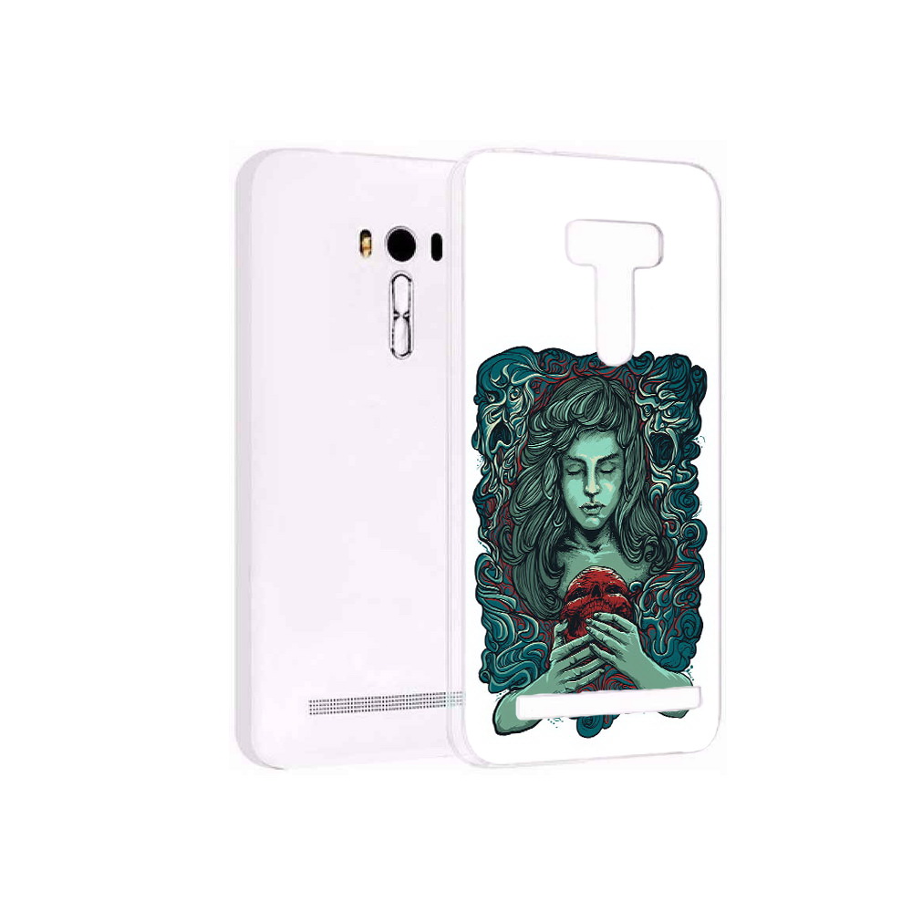 

Чехол MyPads Tocco для Asus ZenFone Selfie (ZD551KL) спящая девушка, Прозрачный, Tocco