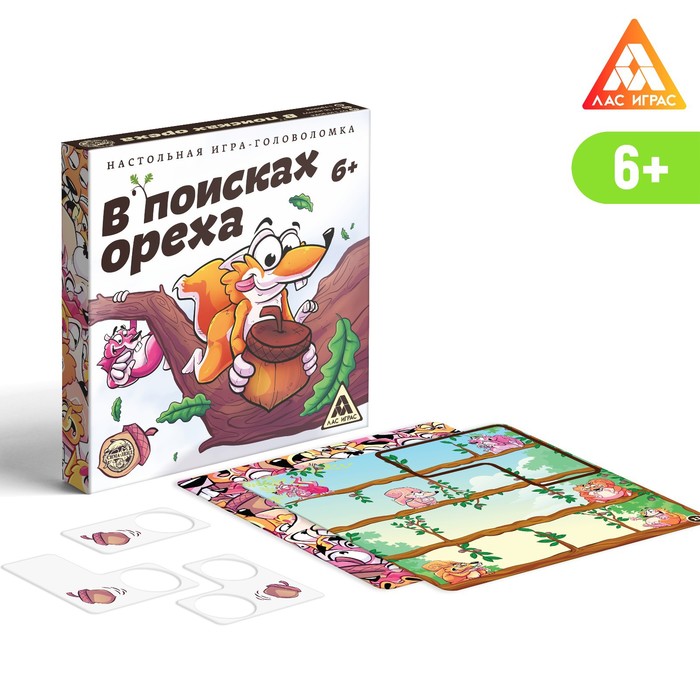 

Игра-головоломка «В поисках ореха», 6+