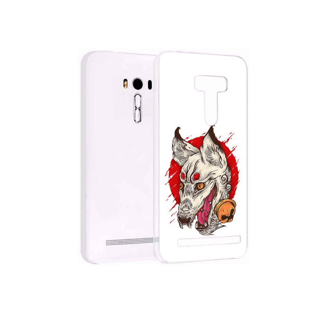 

Чехол MyPads Tocco для Asus ZenFone Selfie (ZD551KL) страшная собака, Прозрачный, Tocco