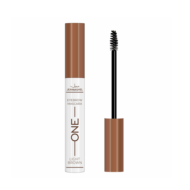 фото Тушь для бровей jeanmishel one eyebrow mascara т.01 light brown 8 мл