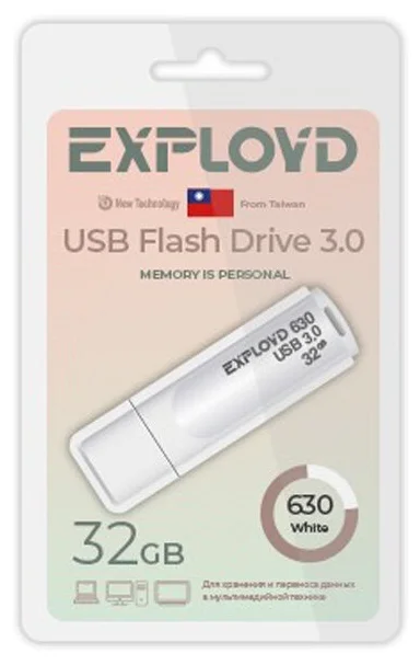 

Флешка Exployd 32 ГБ Белый (EX-32GB-630-White)