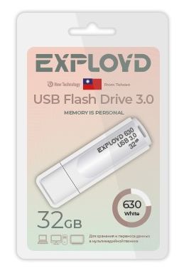 USB флэш-накопитель EXPLOYD EX-32GB-630-White USB 3.0