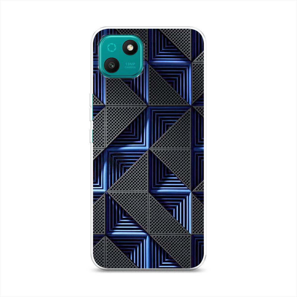 

Чехол на Wiko T10 "IBM", Серый;синий, 3400250-3