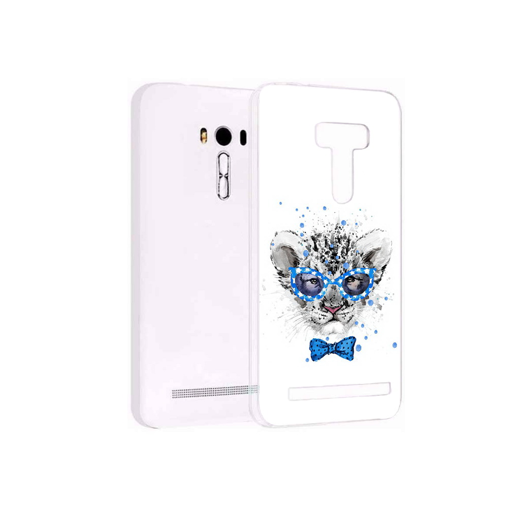 

Чехол MyPads Tocco для Asus ZenFone Selfie (ZD551KL) тигренок с бабочкой, Прозрачный, Tocco