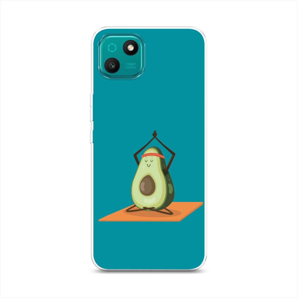 

Чехол на Wiko T10 "Расслабься с авокадо", Голубой, 3400250-6