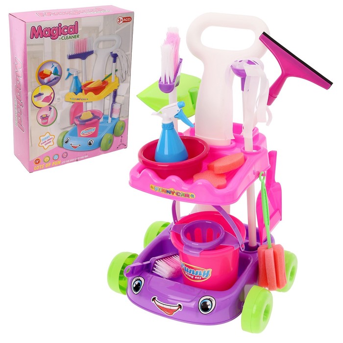 

Игровой модуль на колесах «Мамина помощница», с аксессуарами