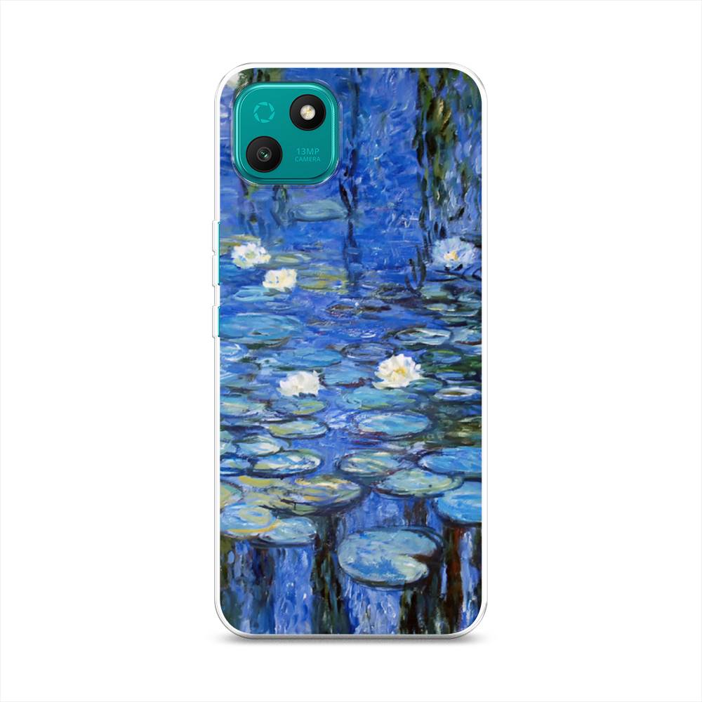 

Чехол на Wiko T10 "Нарисованный пруд", Синий;зеленый, 3400250-4