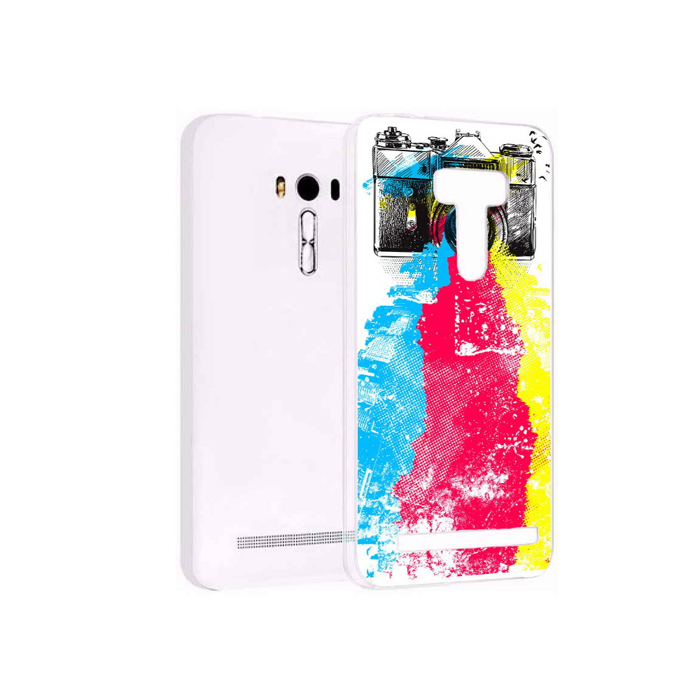 Чехол MyPads Tocco для Asus ZenFone Selfie (ZD551KL) цветной фотоаппарат